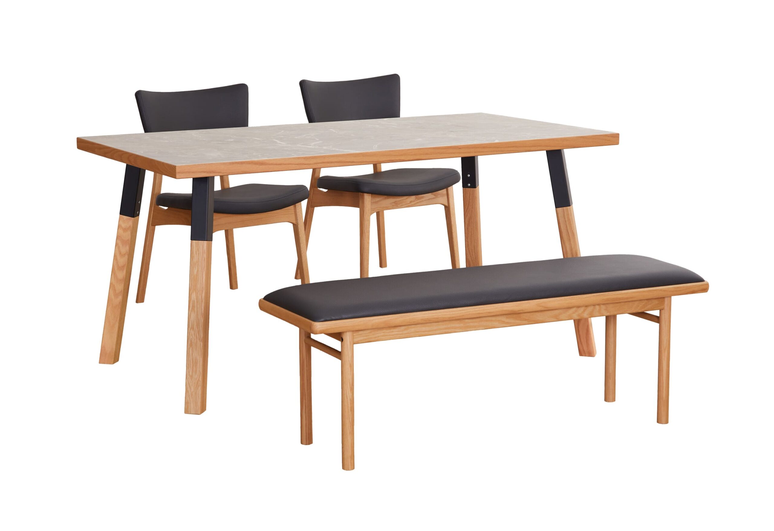 CE49美品未使用アウトレット150cm幅ウォールナット天板ダイニング  